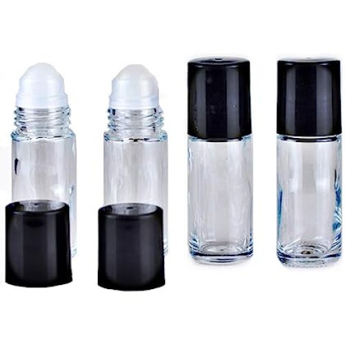 plastic roll on deodorant perfume bottle